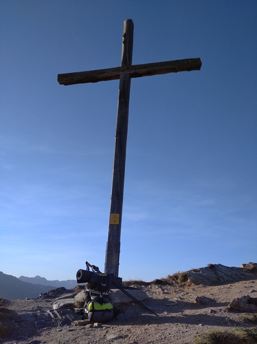 Arrivé à la croix du berger