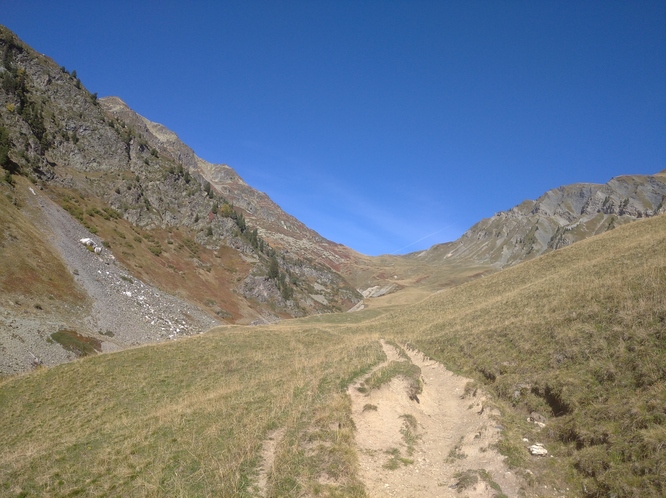 Montée vers le col de la Louze